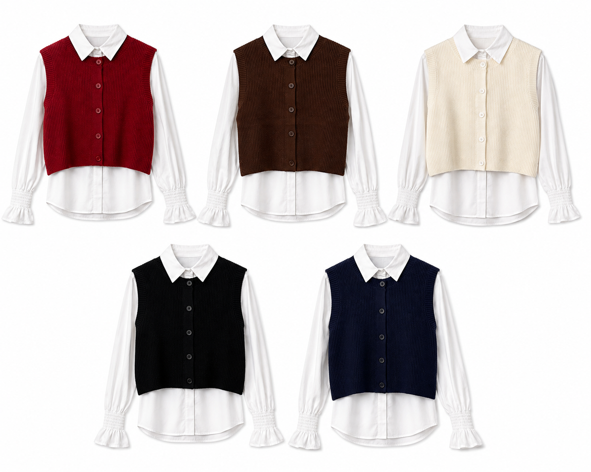 Camisa Blanca con Chaleco Julieta