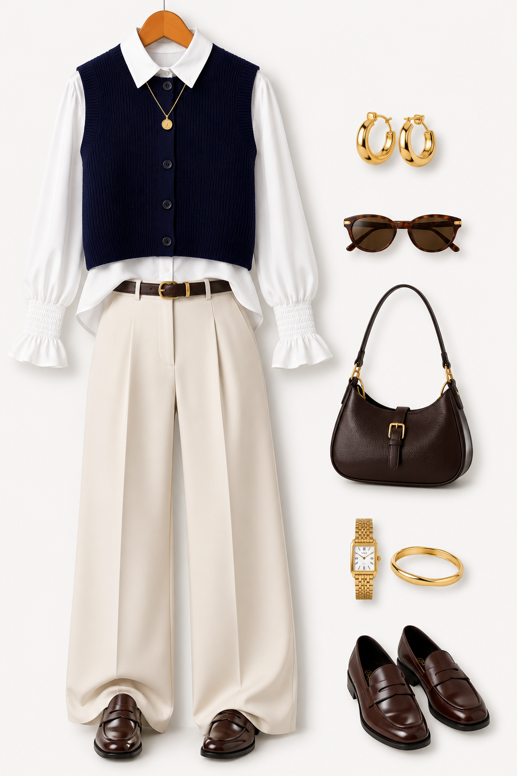 Camisa Blanca con Chaleco Julieta